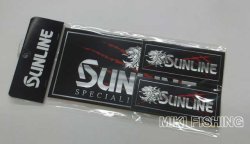画像2: サンライン　（SUNLINE）　【1,200円・ポスト投函型可】　ステッカーセット　ST-5501 シルバー 