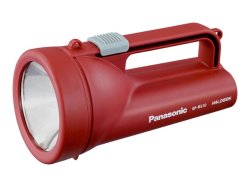 画像1: パナソニック　（Panasonic）　【920円】　ハロゲン強力ライト　BF-BS10K　レッド 