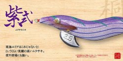 画像1: 林釣漁具　（HAYASHI）　【ポスト投函型可】　餌木猿　紫式　3.0号