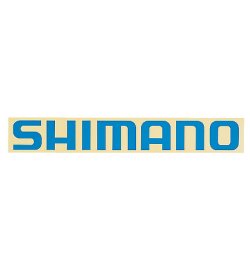 画像1: シマノ　（SHIMANO）　ステッカー　切り文字タイプ（青）　ST-015B