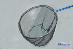 画像2: マルシン漁具　（MARUSHIN）　【1,980円】　4F.R.Nセット　45cm　（４つ折り玉枠&玉網セット）　ラバーネット仕様　細か網目