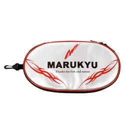 画像1: マルキュー　（MARUKYU）　【20％OFF】　即納！　タモ枠ケース　TR-01　シルバー/レッド