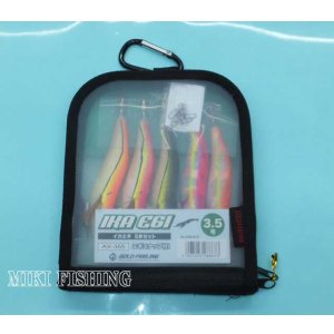 画像: イカエギセット（スナップ付・ケースセット）　5色5本入り　【780円・ポスト投函型可】　ビギナーに最適