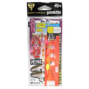 画像: がまかつ　（Gamakatsu）　【20%OFF・ポスト投函型可】　ハゼ仕掛　(シモリウキ式)　4.5M 　7号-ハリス1号　H-112