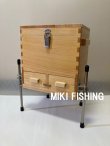 画像1: ★嗜好性アイテム！　みき釣具オリジナル（PRO GEAR）　ステンレス・クーラーBOX用取り付け脚（スタンド）（播州エビ箱やアウトドア場面など他）
