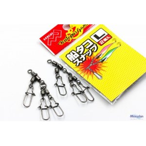 画像: マルシン漁具　（MARUSHIN）　【250円・ポスト投函型可】　船タコスナップ　Lサイズ　（エギダブル仕様）　2個入