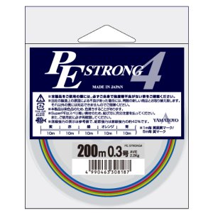 画像: ヤマトヨ　（YAMATOYO）　【1,780円・ポスト投函型可】　PEストロング4　200m　0.8号・1号・1.5号・2号・3号　（オールラウンドライン）