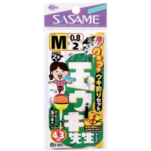 画像: ササメ　（SASAME）　【20%OFF・ポスト投函型可】　玉ウキ先生 4.5ｍ のべ竿用　M・Lサイズ　(W-664)