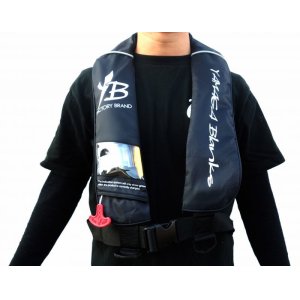 画像: ヤマガブランクス　（YAMAGA　Blanks）　【みき販売価格】　自動膨張ライフジャケット　サスペンダータイプ　（ブラック）　BSJ-2520RS　