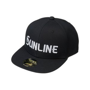 画像: サンライン　（SUNLINE)　【20%OFF・レターパック可】　フラットキャップ （ブラック）CP-3983