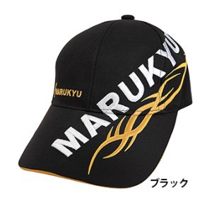 画像: マルキュー　（MARUKYU）　【レターパック可】　撥水　トライバルキャップ03　ブラック　レッド　フリー