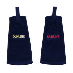 画像: サンライン　(SUNLINE)　【ポスト投函型可】　SUNLNE　フィッシングタオル　TO-105　ブラック×ゴールド