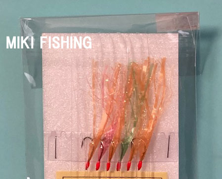 画像: 仕掛工房製×みき釣具店　【ポスト投函型可】　(6)8の3（チョクリ）　瀬戸内真鯛仕掛　6本針　7－3　3カラー&フラッシャー 　≪豚サバ・鬼アジも≪おまつりし難い、絡みにくい。扱いやすくサバキ抜群≫